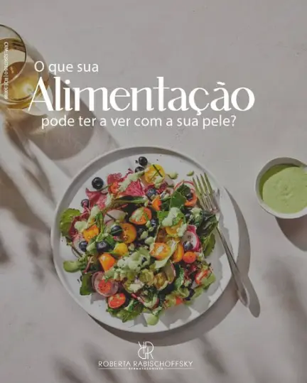 O que sua alimentação tem a ver com a sua pele?